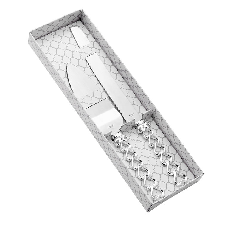 FashionCraft Stainless Steel Cake Serving Set Wayfair